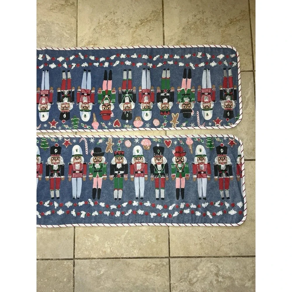 Vintage NUTCRACKERS Christmas Table Runner  13